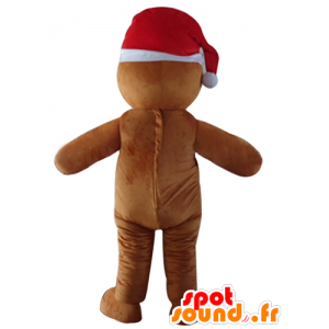 Natale pupazzo mascotte, pan di zenzero - MASFR23916 - Mascotte di Natale
