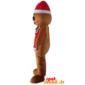 Mascota del muñeco de nieve de Navidad, pan de jengibre - MASFR23916 - Mascotas de Navidad