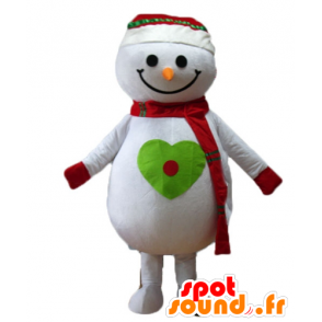 Mascotte großen schneemann, fröhlich - MASFR23937 - Maskottchen nicht klassifizierte