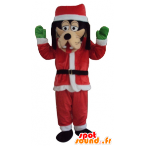 Goofy mascot dressed as Santa Claus outfit - MASFR23941 - Mascots Dingo