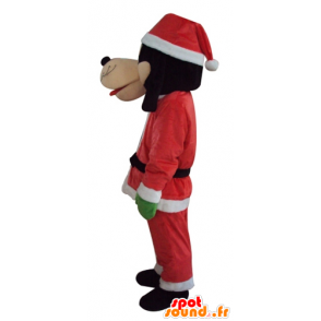 Goofy mascotte verkleed als kerstman outfit - MASFR23941 - mascottes Dingo