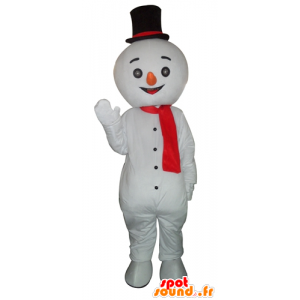 Mascotte de bonhomme de neige géant et souriant - MASFR23942 - Mascottes non-classées