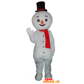Giant sneeuwman mascotte en lachend - MASFR23942 - Niet-ingedeelde Mascottes