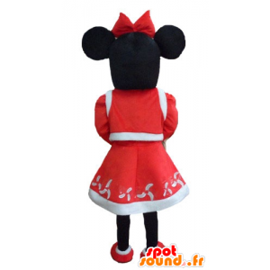 Mascota de Minnie Mouse, vestido con atuendo de Navidad - MASFR23944 - Mascotas Mickey Mouse