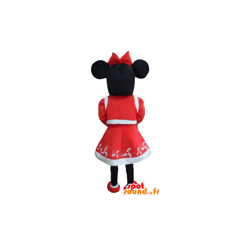 Minnie Mouse mascot, dressed in Christmas attire - MASFR23944 - Mickey Mouse mascots