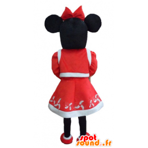 Mascotte de Minnie Mouse, habillée en tenue de Noël - MASFR23944 - Mascottes Mickey Mouse