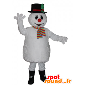 Sneeuwman mascotte, zoet, schattig en kleurrijk - MASFR23946 - Niet-ingedeelde Mascottes