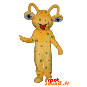 Yellow Alien-Maskottchen grüne Erbsen - MASFR23950 - Maskottchen nicht klassifizierte