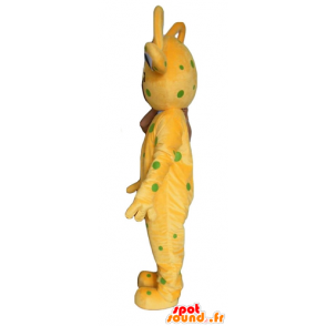 Yellow Alien-Maskottchen grüne Erbsen - MASFR23950 - Maskottchen nicht klassifizierte