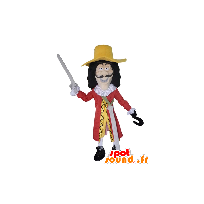 Mascot Captain Hook, ond karakter i Peter Pan - MASFR23960 - kjendiser Maskoter