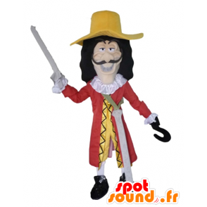 Mascot Captain Hook, wicked character in Peter Pan - MASFR23960 - Mascots famous characters