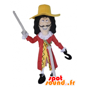 Mascotte de Capitaine Crochet, méchant personnage dans Peter Pan - MASFR23960 - Mascottes Personnages célèbres