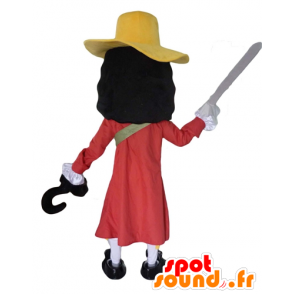 Maskot kapitán Hook, zlá postava Peter Pan - MASFR23960 - Celebrity Maskoti