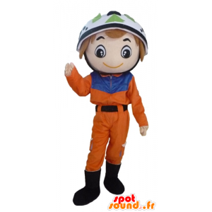 Mascot-rescuer rescuer climber - MASFR23981 - Human mascots