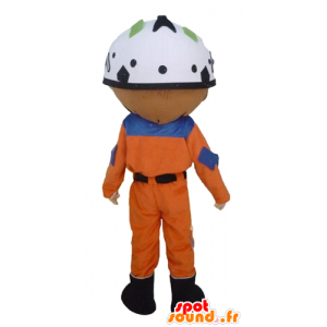 Mascotte-soccorritore soccorritore alpinista - MASFR23981 - Umani mascotte