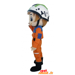 Mascotte-soccorritore soccorritore alpinista - MASFR23981 - Umani mascotte