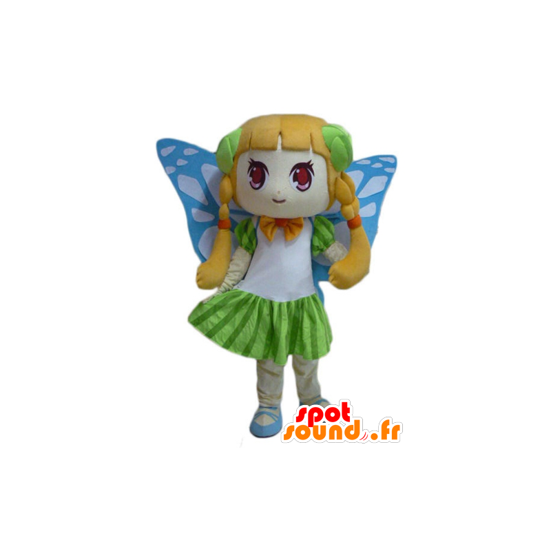 Mascot chica bonita con alas de mariposa - MASFR23987 - Chicas y chicos de mascotas