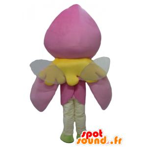Maskot blond dívka s malými křídly - MASFR23990 - Maskoti chlapci a dívky