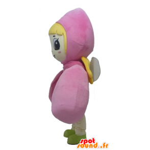 Maskot blond dívka s malými křídly - MASFR23990 - Maskoti chlapci a dívky