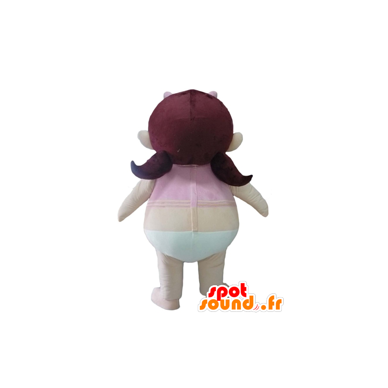 Mascote menina calcinha com uma camisa rosa - MASFR23991 - Mascotes Boys and Girls Mascote menina calcinha com uma camisa rosa - MASFR23991 - Mascotes Boys and Girls