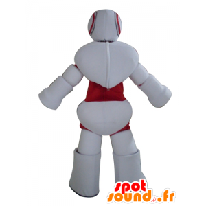 Maskotka czerwony i biały robota, gigant - MASFR23998 - maskotki Robots