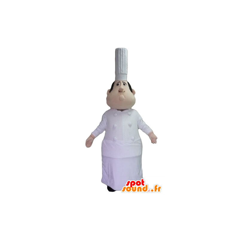 Mascotte de chef cuisinier, dodu et très réaliste - MASFR23999 - Mascottes Homme