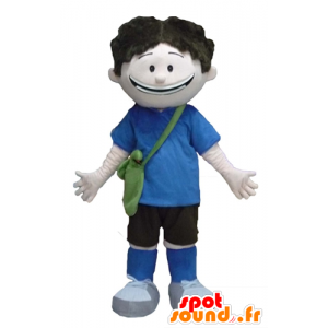 Boy mascot, schoolboy, student - MASFR24000 - Mascots boys and girls