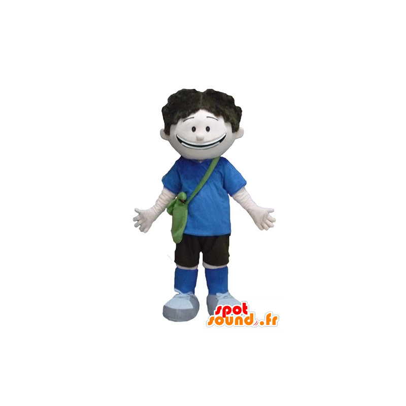 Mascot dreng, skoledreng, studerende - Spotsound maskot kostume