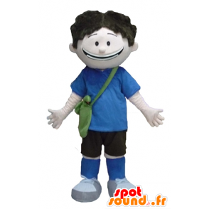 Boy mascotte, school, student - MASFR24000 - Mascottes Boys and Girls