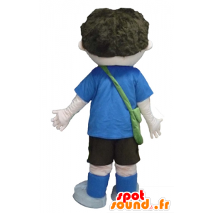 Boy mascotte, school, student - MASFR24000 - Mascottes Boys and Girls