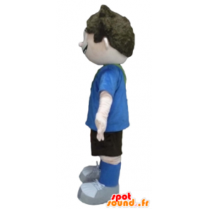 Boy mascot, schoolboy, student - MASFR24000 - Mascots boys and girls