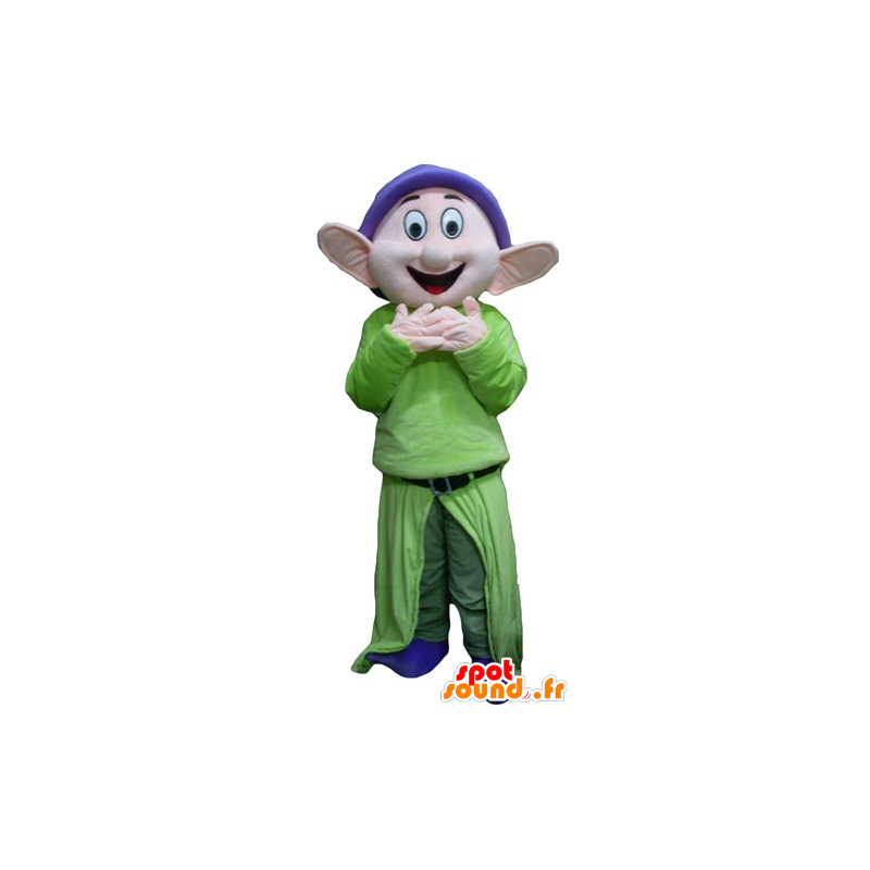 Dopey mascot, famous dwarf Snow White - MASFR24002 - Mascots seven dwarves