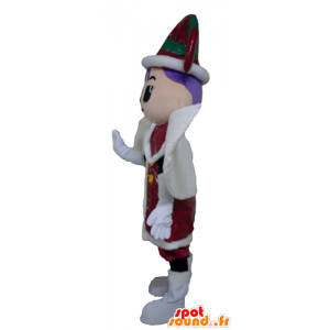 Fairy Mascot, elf, gekleed rood, groen en wit - MASFR24018 - Fairy Mascottes