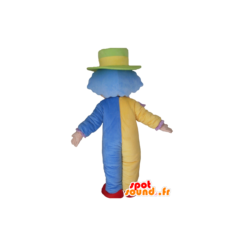 Mascotte de clown multicolore, doux et mignon - MASFR24020 - Mascottes Cirque Mascotte de clown multicolore, doux et mignon - MASFR24020 - Mascottes Cirque