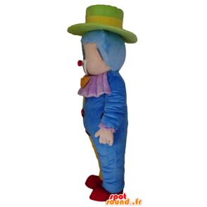 Mehrfarbige Clown-Maskottchen, süß und niedlich - MASFR24020 - Maskottchen-Zirkus