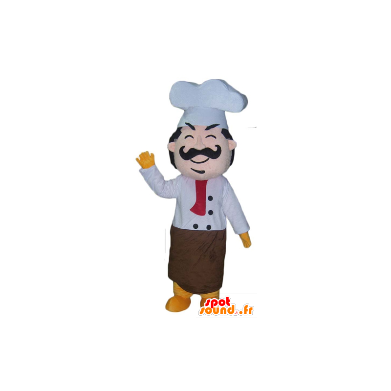 Cozinheiro chefe mascote, gigante e muito realista - MASFR24021 - Mascotes homem