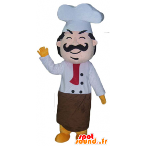 Mascotte de chef cuisinier, géant et très réaliste - MASFR24021 - Mascottes Homme