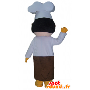 Cozinheiro chefe mascote, gigante e muito realista - MASFR24021 - Mascotes homem