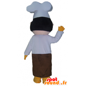 Mascotte de chef cuisinier, géant et très réaliste - MASFR24021 - Mascottes Homme