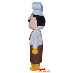 Mascotte de chef cuisinier, géant et très réaliste - MASFR24021 - Mascottes Homme