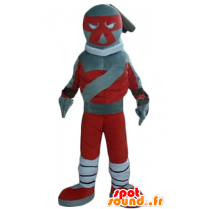 Mascotte de jouet, de robot rouge et gris - MASFR24032 - Mascottes de Robots