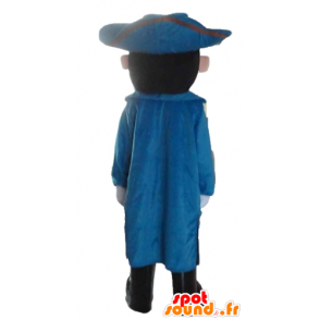 Soldier mascot, vintage blue and yellow dress - MASFR24036 - Mascots of soldiers