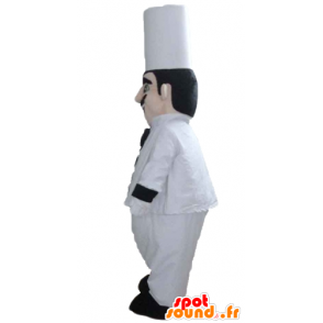 Chef mascot with a hat and a mustache - MASFR24041 - Human mascots