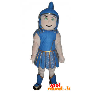 Gladiaattori maskotti, perinteinen sininen takki - MASFR24042 - Mascottes de Soldats