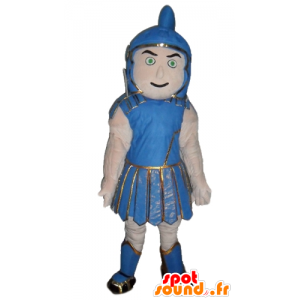 Gladiator mascotte, traditionele blauwe jas - MASFR24042 - mascottes Soldiers