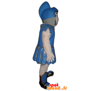 Gladiator's mascot, in traditional blue coat - MASFR24042 - Mascots of soldiers