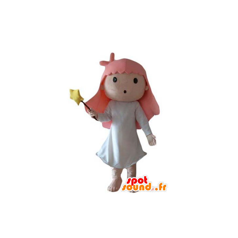 Little girl mascot, fairy, magician - MASFR24048 - Mascots fairy