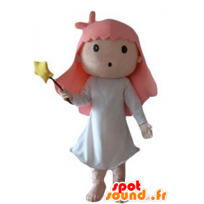 Mascote pequena menina, fada, mágico - MASFR24048 - fadas Mascotes