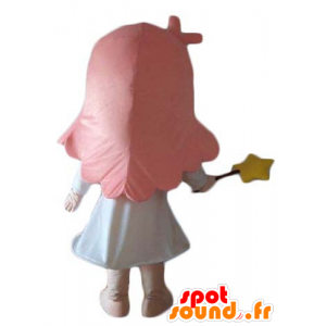 Meisje mascotte, fee, tovenaar - MASFR24048 - Fairy Mascottes