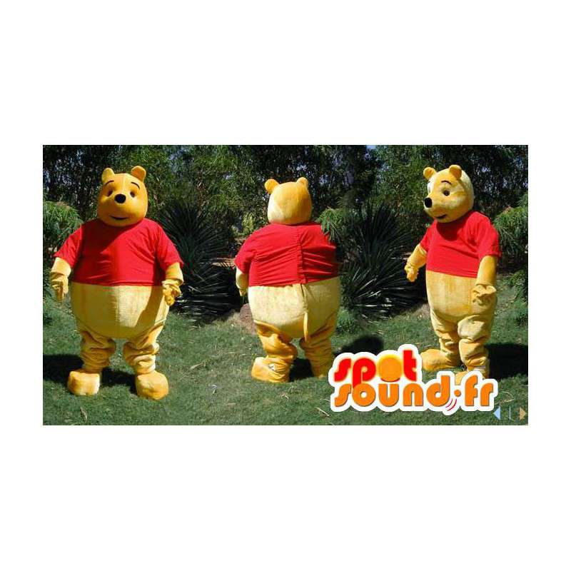 Winnie the Pooh Mascot, famous yellow bear - MASFR006603 - Mascots Winnie the Pooh